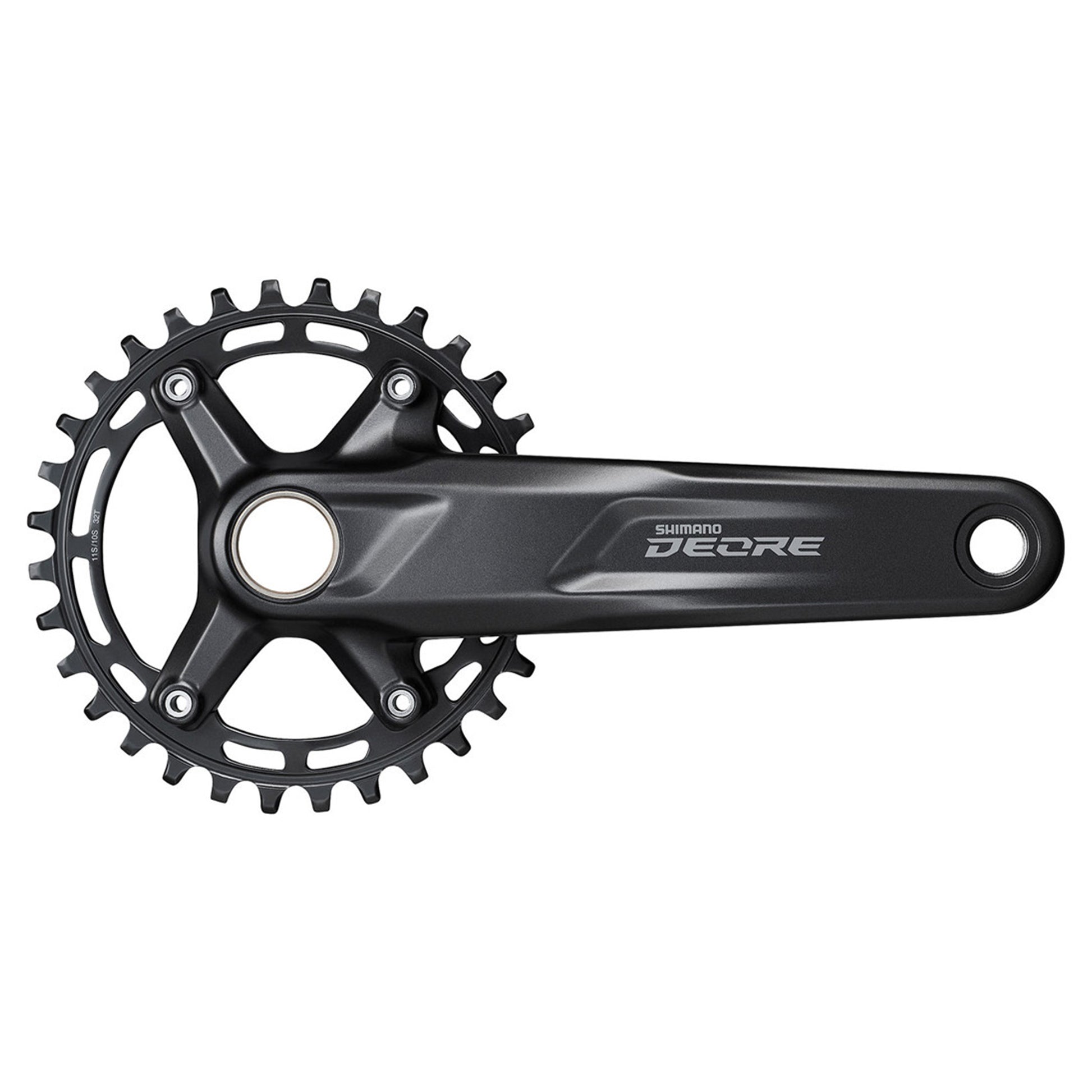Shimano Deore FC-M5100 Crankset - 68-73mm and BB86-92 - 24mm - Shimano Direct Mount - 175mm - Black - 32T - Image 1