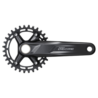 Shimano Deore FC-M5100 Crankset - 68-73mm and BB86-92 - 24mm - Shimano Direct Mount - 175mm - Black - 32T - Image 1