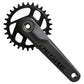 Shimano Deore M6200 Crankset - 68-73mm and BB86-92 - 24mm - Shimano Direct Mount - 165mm - Black - 30T - Image 1