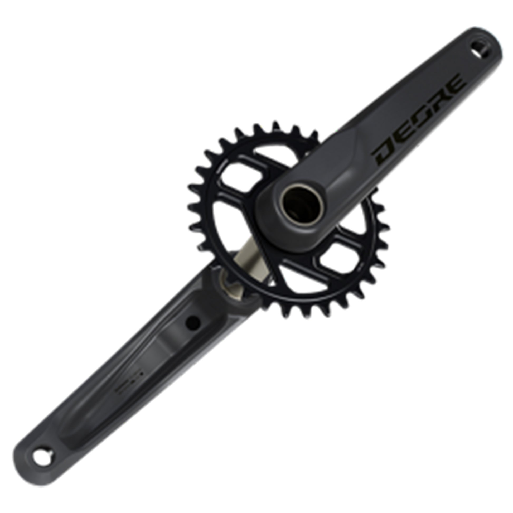 Shimano Deore M6200 Crankset - 68-73mm and BB86-92 - 24mm - Shimano Direct Mount - 165mm - Black - 30T - Image 3