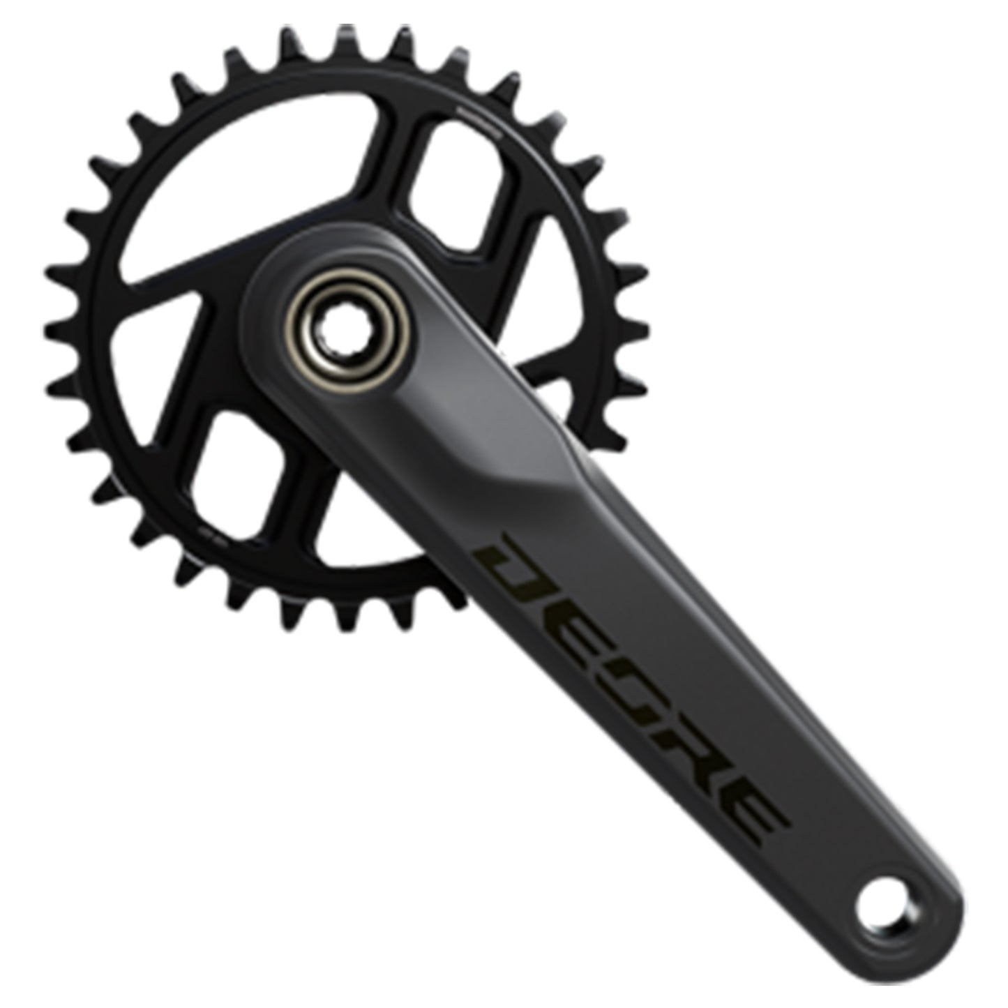 Shimano Deore M6200 Crankset - 68-73mm and BB86-92 - 24mm - Shimano Direct Mount - 165mm - Black - 32T - Image 1