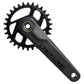 Shimano Deore M6200 Crankset - 68-73mm and BB86-92 - 24mm - Shimano Direct Mount - 170mm - Black - 30T - Image 1