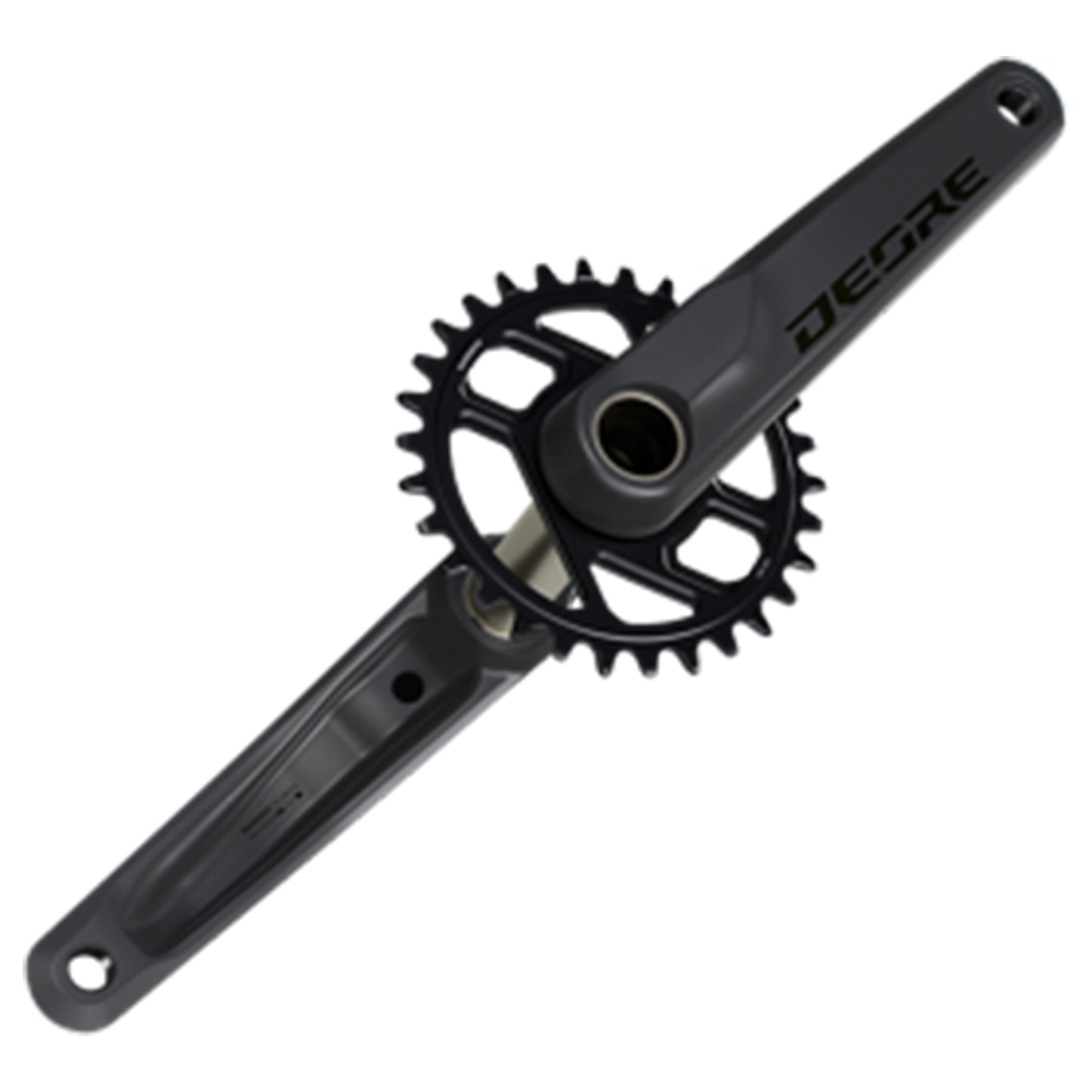 Shimano Deore M6200 Crankset - 68-73mm and BB86-92 - 24mm - Shimano Direct Mount - 170mm - Black - 30T - Image 3