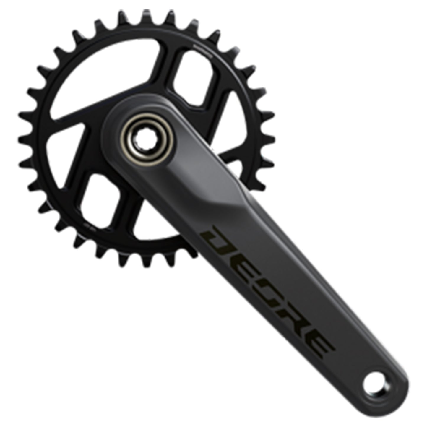 Shimano Deore M6200 Crankset - 68-73mm and BB86-92 - 24mm - Shimano Direct Mount - 170mm - Black - 32T - Image 1