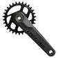 Shimano Deore M6200 Crankset - 68-73mm and BB86-92 - 24mm - Shimano Direct Mount - 175mm - Black - 30T - Image 1