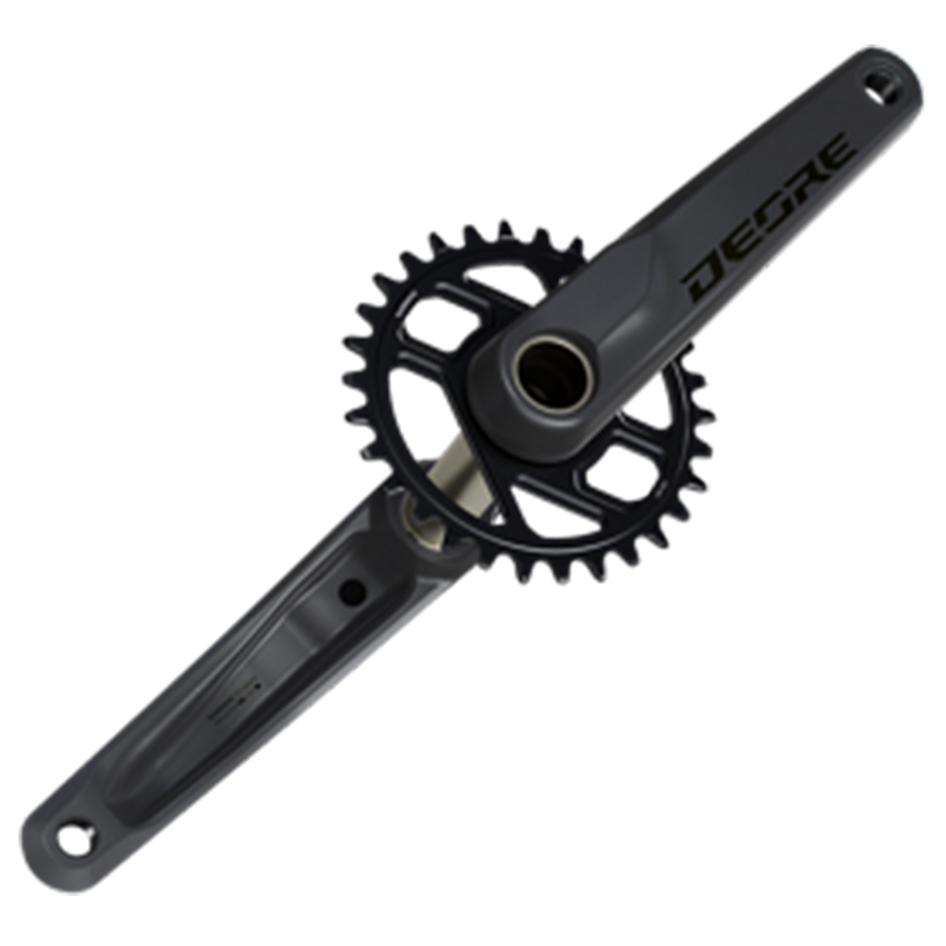 Shimano Deore M6200 Crankset - 68-73mm and BB86-92 - 24mm - Shimano Direct Mount - 175mm - Black - 30T - Image 3