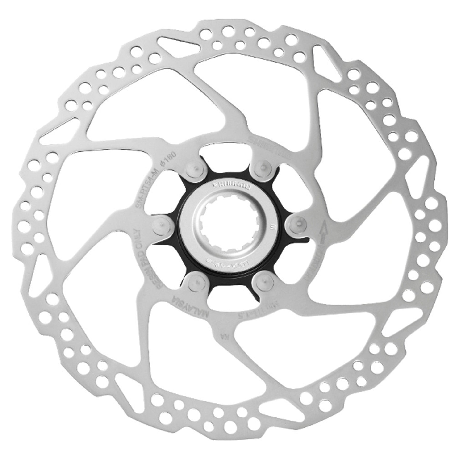 Shimano Deore SM-RT54 Centrelock Disc Brake Rotor - 180mm - Centrelock - Standard - 1.8mm to 1.9mm - Image 1