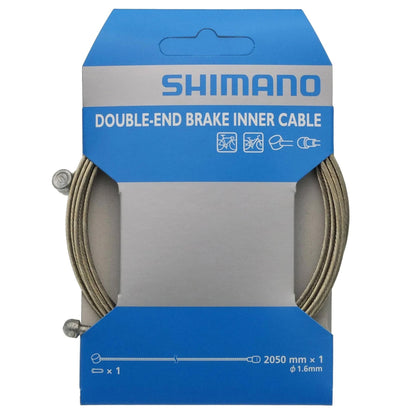 Shimano Double-End MTB Brake Cable - Silver - Image 1