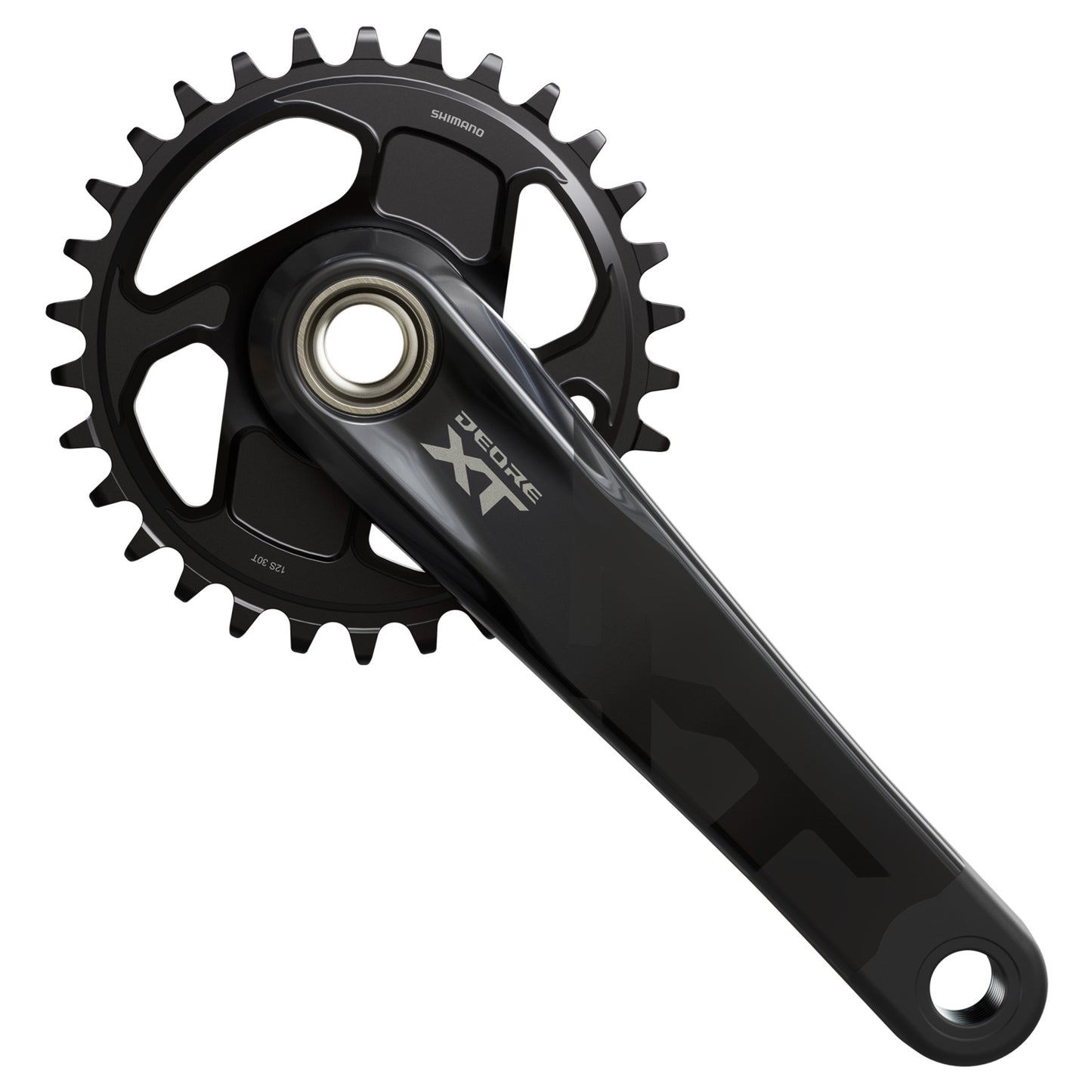 Shimano FC-M8200 XT Crankset - 68-73mm and BB86-92 - 24mm - Shimano Direct Mount - 175mm - Black - Image 2