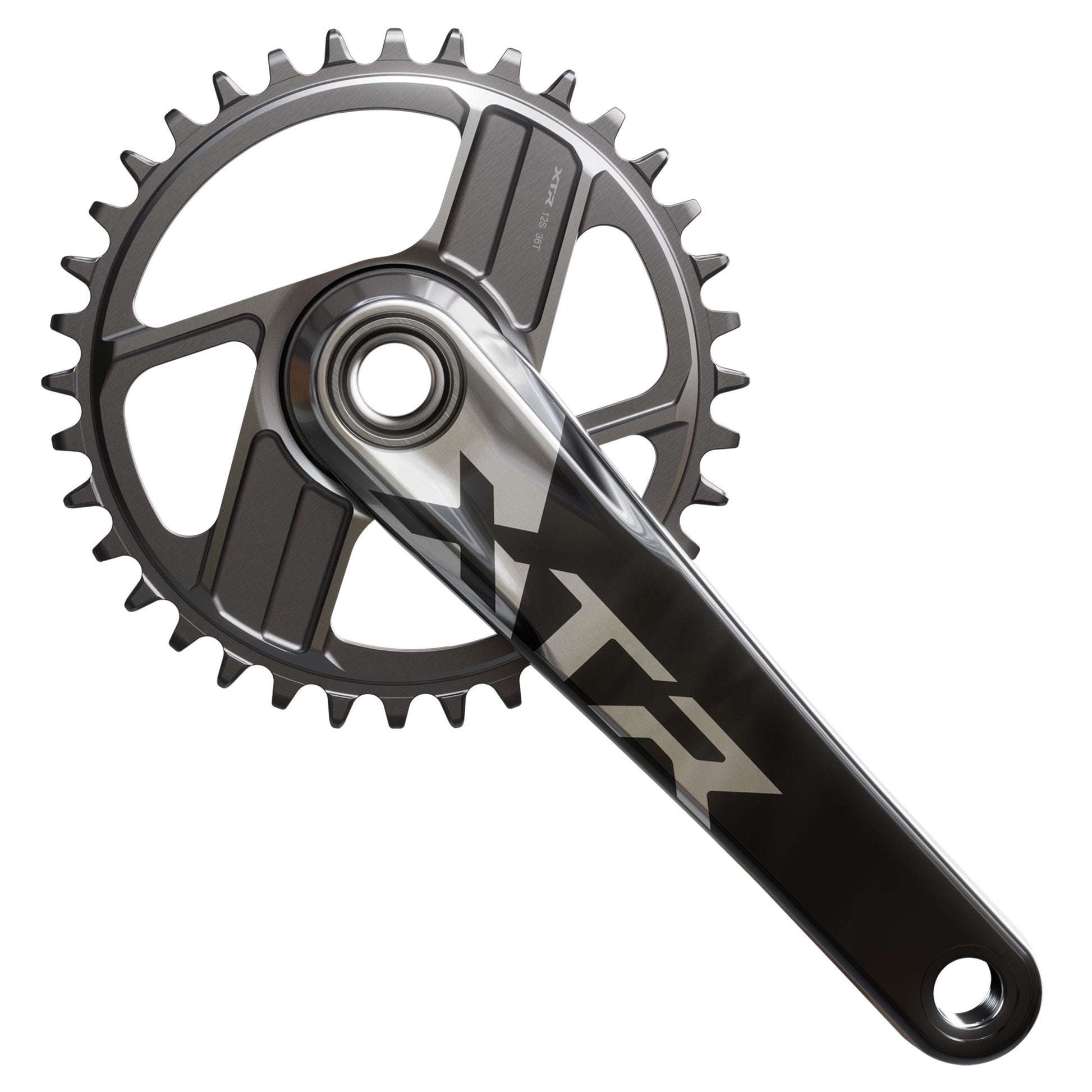 Shimano FC-M9200 XTR Crankset - 68-73mm and BB86-92 - 24mm - Shimano Direct Mount - 175mm - Black - Image 5