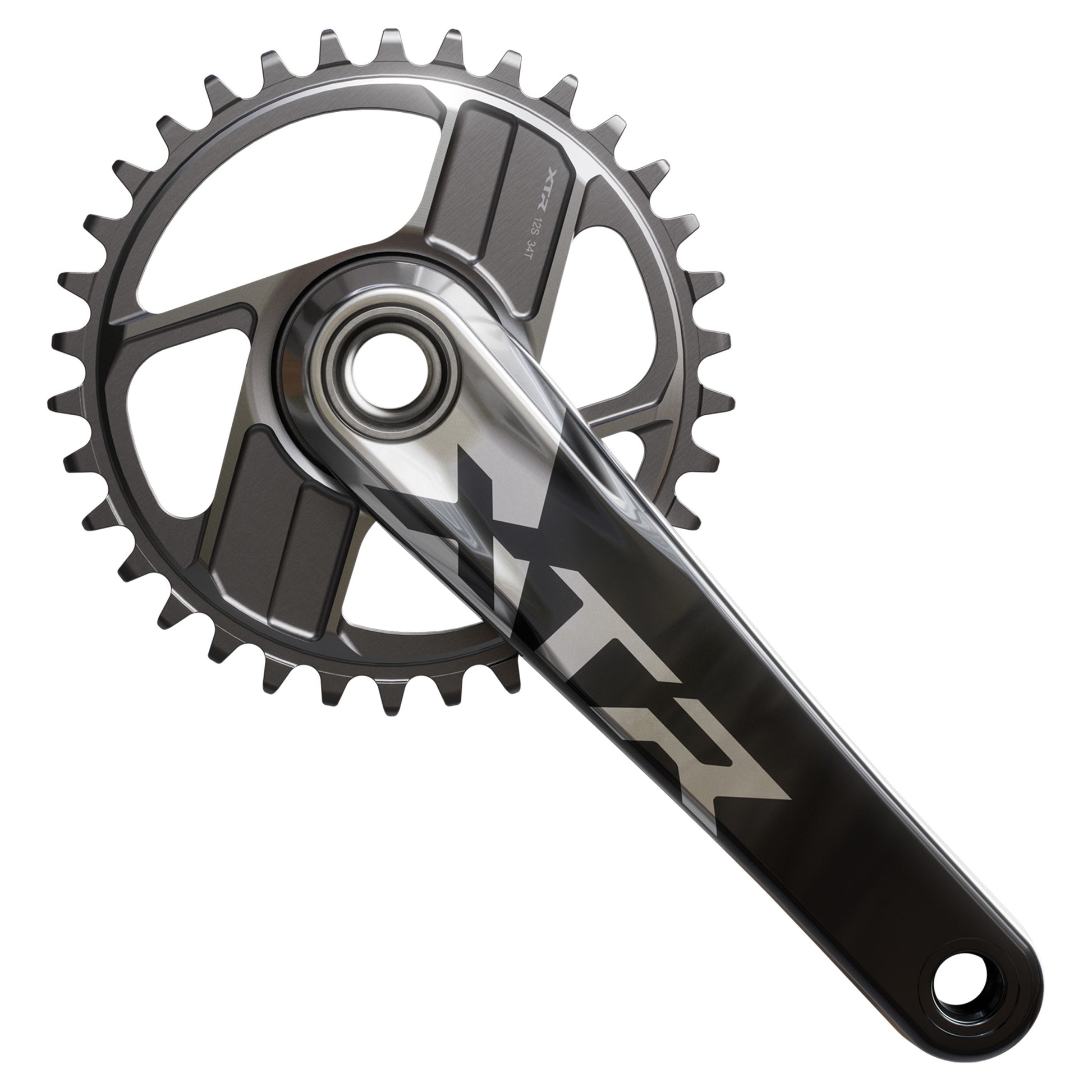 Shimano FC-M9200 XTR Crankset - 68-73mm and BB86-92 - 24mm - Shimano Direct Mount - 175mm - Black - Image 6