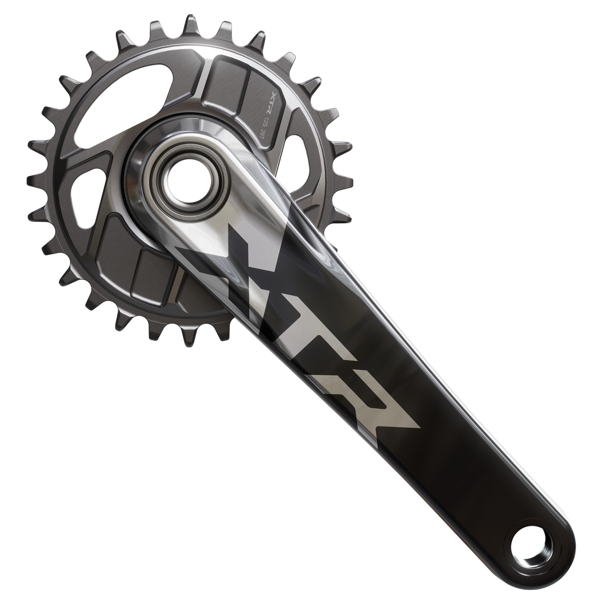 Shimano FC-M9220 XTR Crankset - 68-73mm and BB86-92 - 24mm - Shimano Direct Mount - 160mm - Black - Image 3
