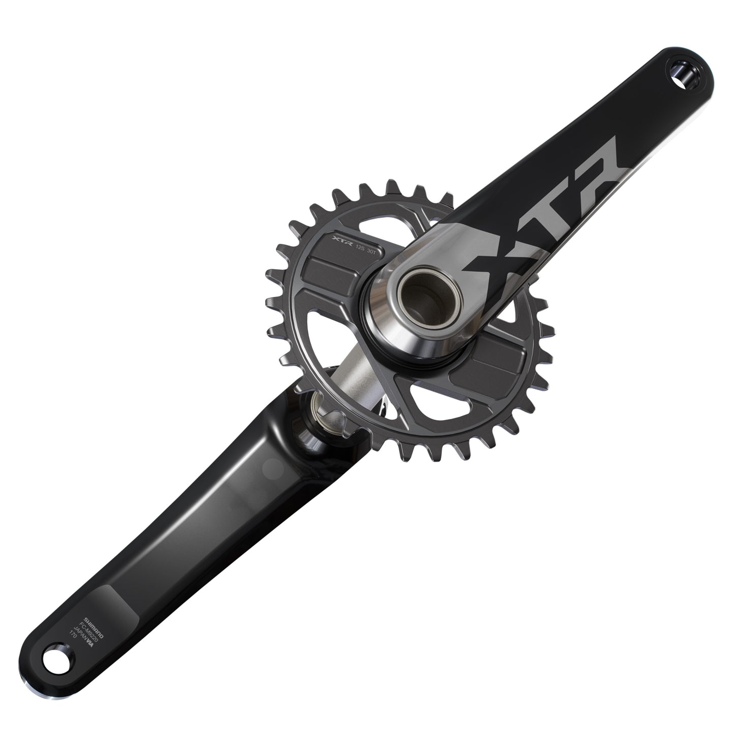 Shimano FC-M9220 XTR Crankset - 68-73mm and BB86-92 - 24mm - Shimano Direct Mount - 165mm - Black - Image 2