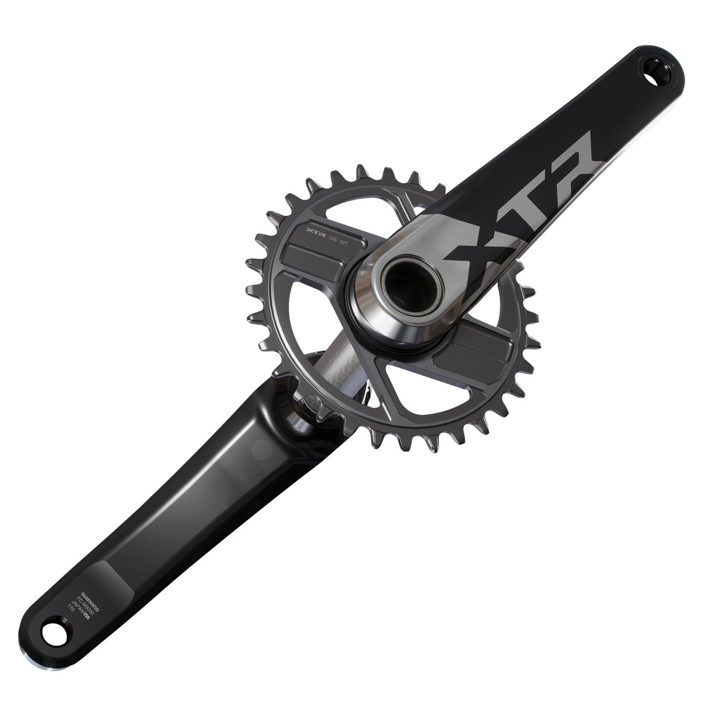 Shimano FC-M9220 XTR Crankset - 68-73mm and BB86-92 - 24mm - Shimano Direct Mount - 170mm - Black - Image 8