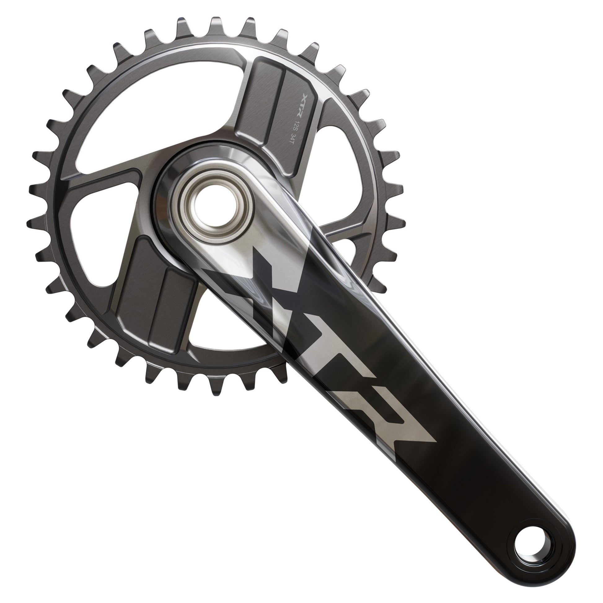 Shimano FC-M9220 XTR Crankset - 68-73mm and BB86-92 - 24mm - Shimano Direct Mount - 175mm - Black - Image 5