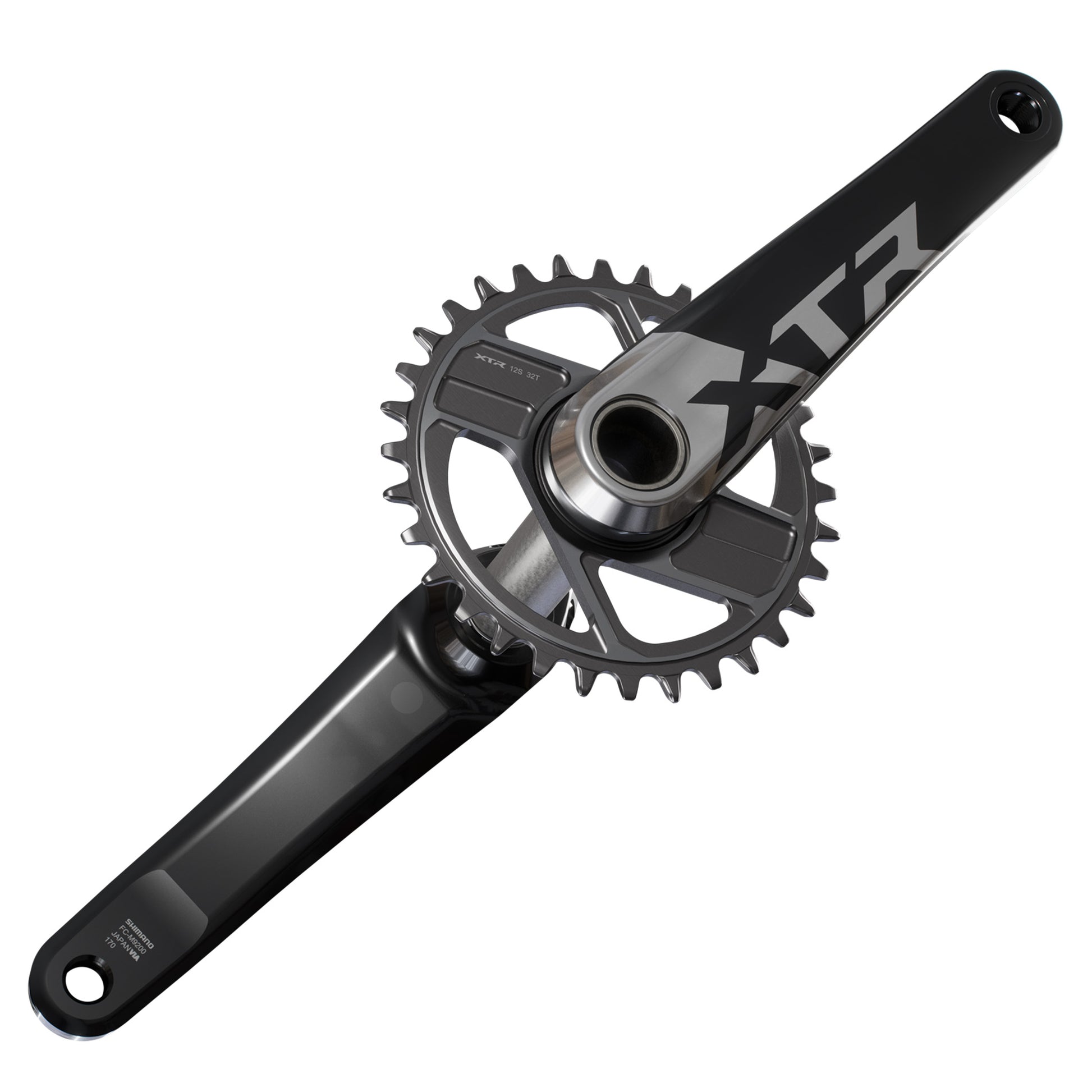 Shimano FC-M9220 XTR Crankset - 68-73mm and BB86-92 - 24mm - Shimano Direct Mount - 175mm - Black - Image 8