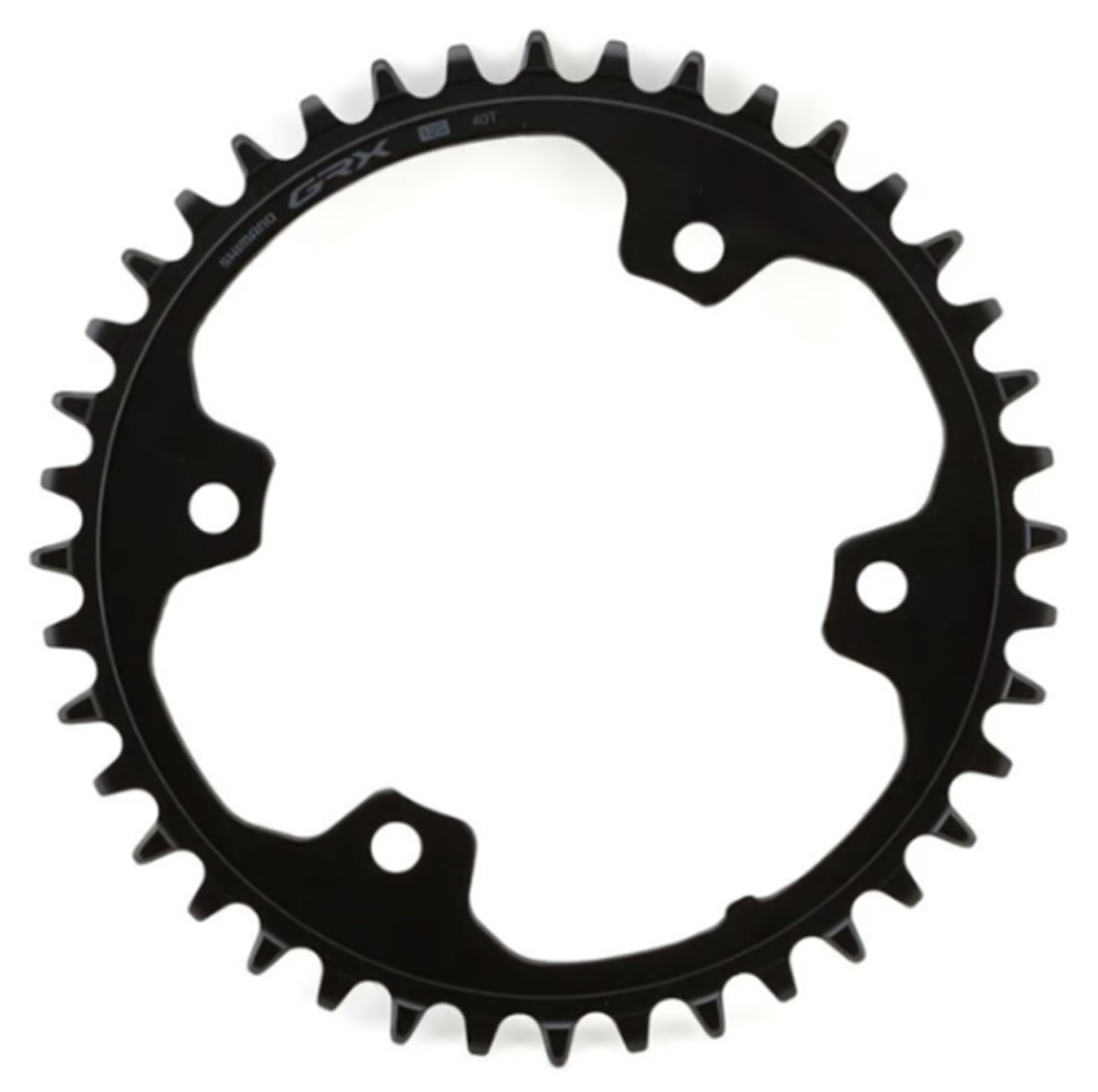Shimano GRX FC-RX610 1x12 Chainring - Four Bolt - 110 BCD - 51.1mm - Round - 40T - 12 Speed - Alloy - Image 1