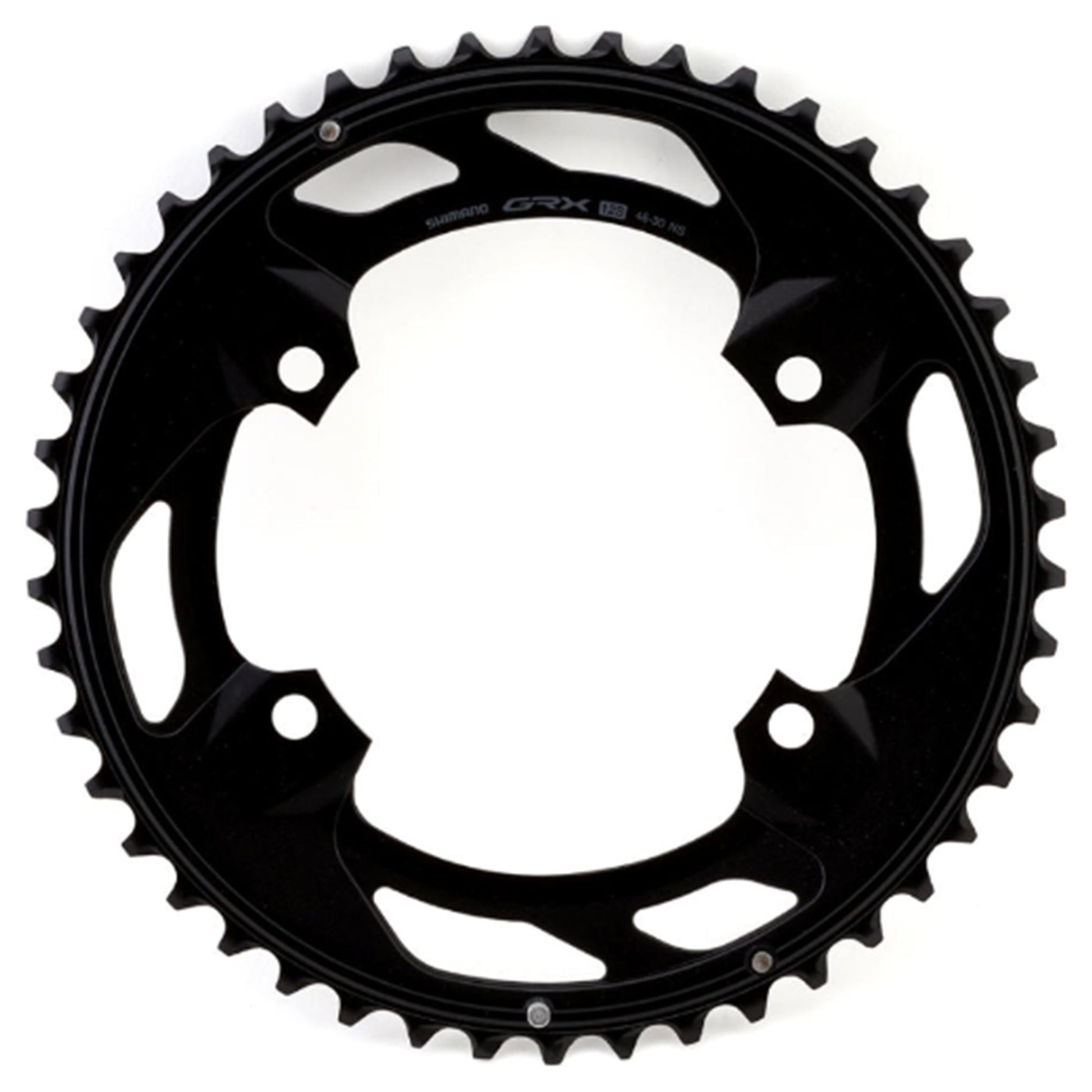 Shimano GRX FC-RX610 2x12 Chainring - Four Bolt - 80 BCD - 51.1mm - Round - 30T - 12 Speed - Steel - Image 1