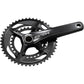 Shimano GRX FC-RX810 2x11 Speed Crankset - 68-70mm Shell - 24mm - Four Bolt - 110-80 BCD - 172.5mm - Black - 48-31T - 46.9mm Chainline
