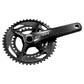 Shimano GRX FC-RX810 2x11 Speed Crankset - 68-70mm Shell - 24mm - Four Bolt - 110-80 BCD Asymmetric Shimano - 170mm - Black - 48-31T - 46.9mm Chainline - Image 1
