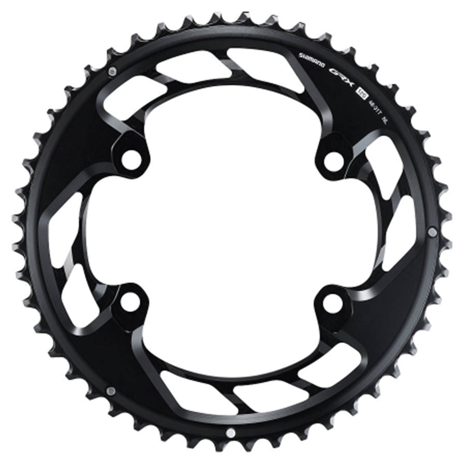 Shimano GRX FC-RX820 2x12 Chainring - Four Bolt - 80 BCD - 51.1mm - Round - 48T - 12 Speed - Alloy - Image 1