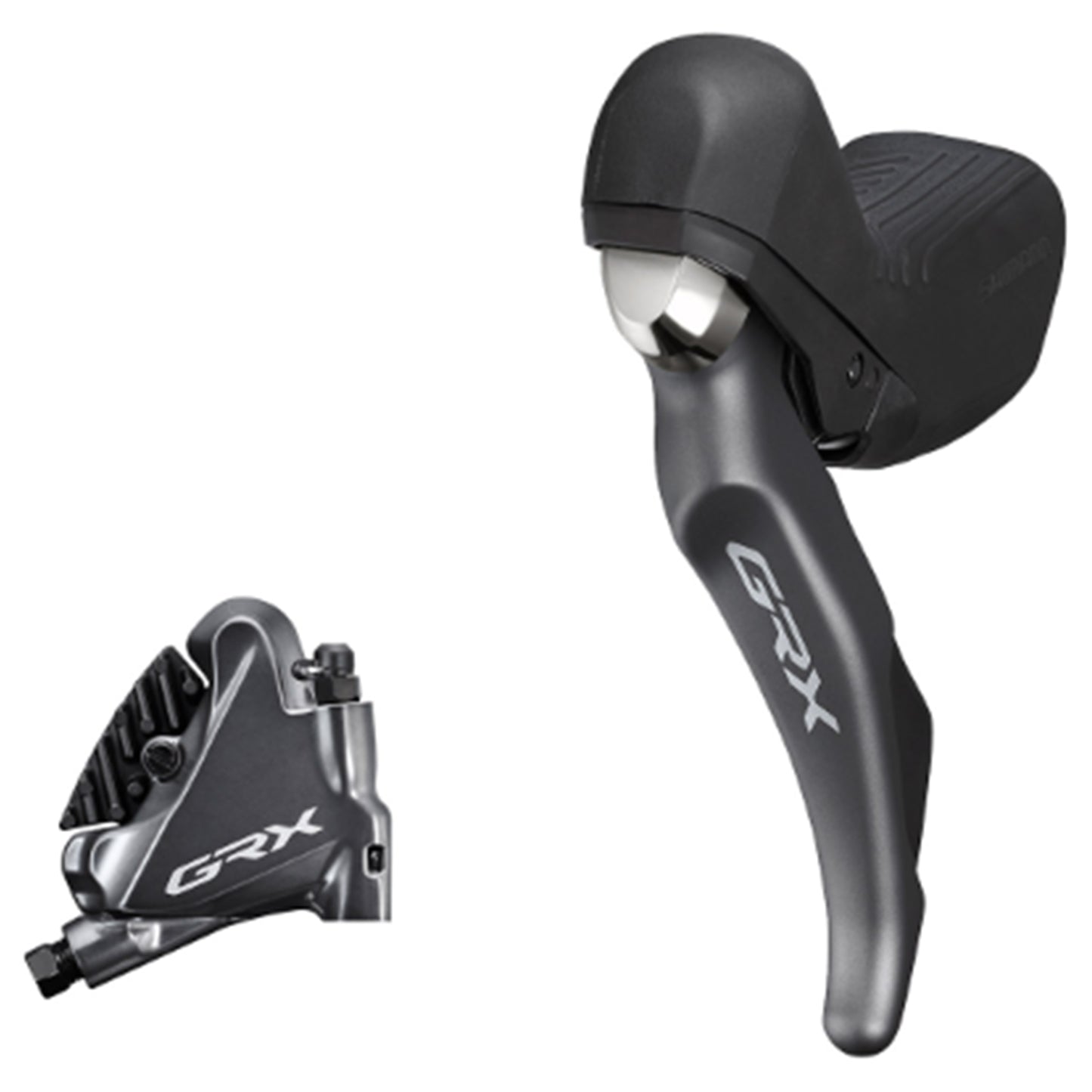 Shimano GRX ST-RX810 Shifter/Disc Brake Lever & Caliper - Lever Assemby - Black - Rear - Left Lever - Image 1