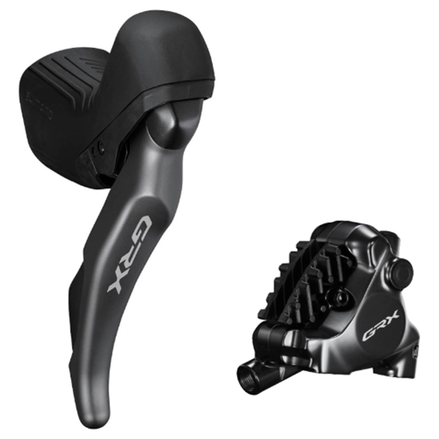Shimano GRX ST-RX820 Shifter/Disc Brake Lever & Caliper - Lever Assemby - Black - Front - Right Lever - Image 1