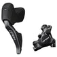 Shimano GRX ST-RX825 Di2 Shifter/Disc Brake Lever & Caliper - Lever Assemby - Black - Rear - Left Lever - Image 1