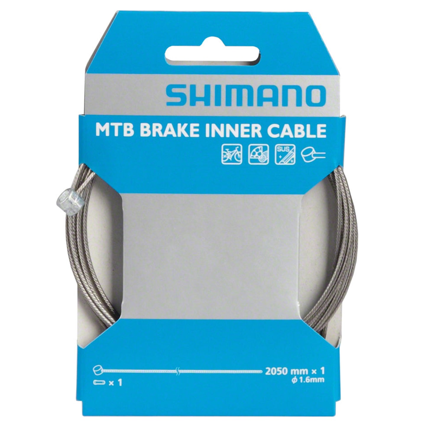 Shimano MTB Brake Cable - Silver - Image 1