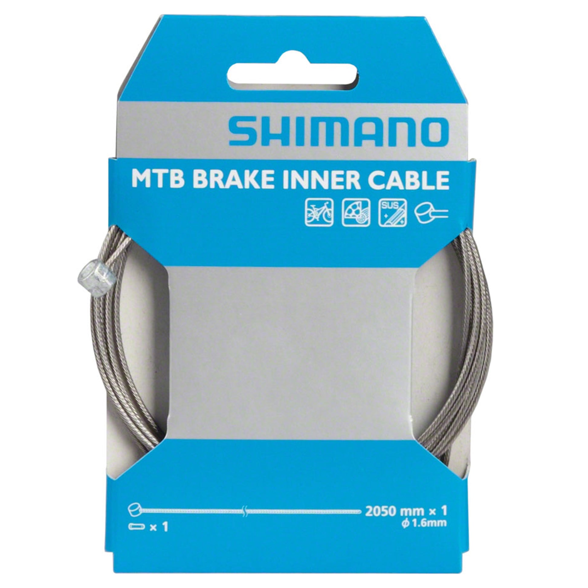 Shimano MTB Brake Cable - Silver - Image 1