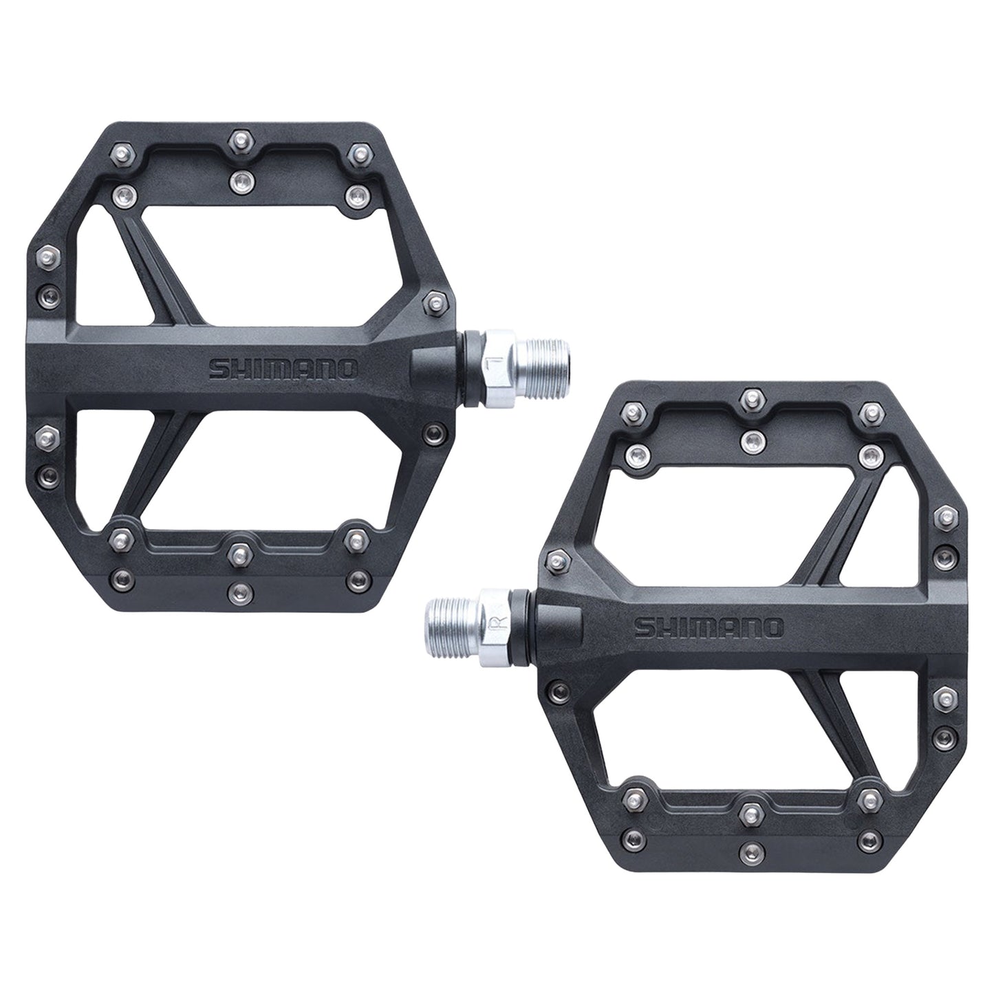Shimano PD-GR400 Flat Platform Pedals - Standard - Black - Image 2