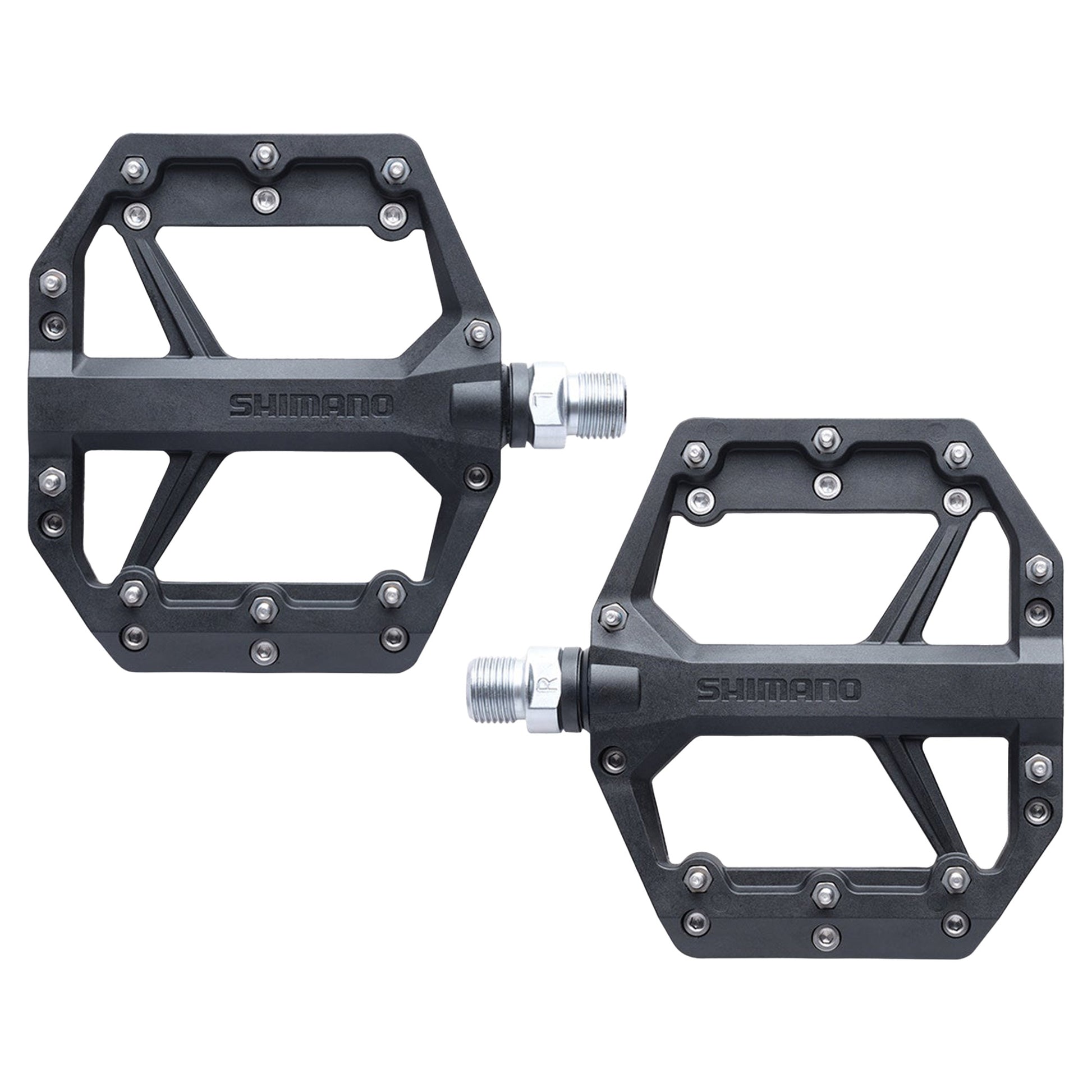 Shimano PD-GR400 Flat Platform Pedals - Standard - Black - Image 2