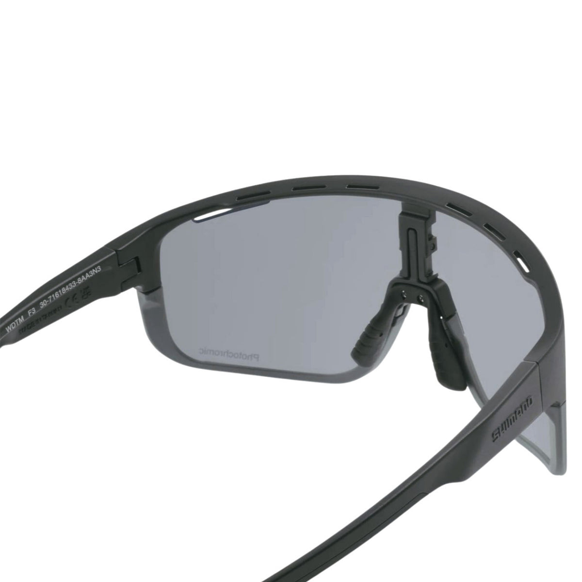 Shimano Pulsar CE-PLSR3 Sunglasses - One Size Fits Most - Matte Black/Photochromic Grey - Image 4