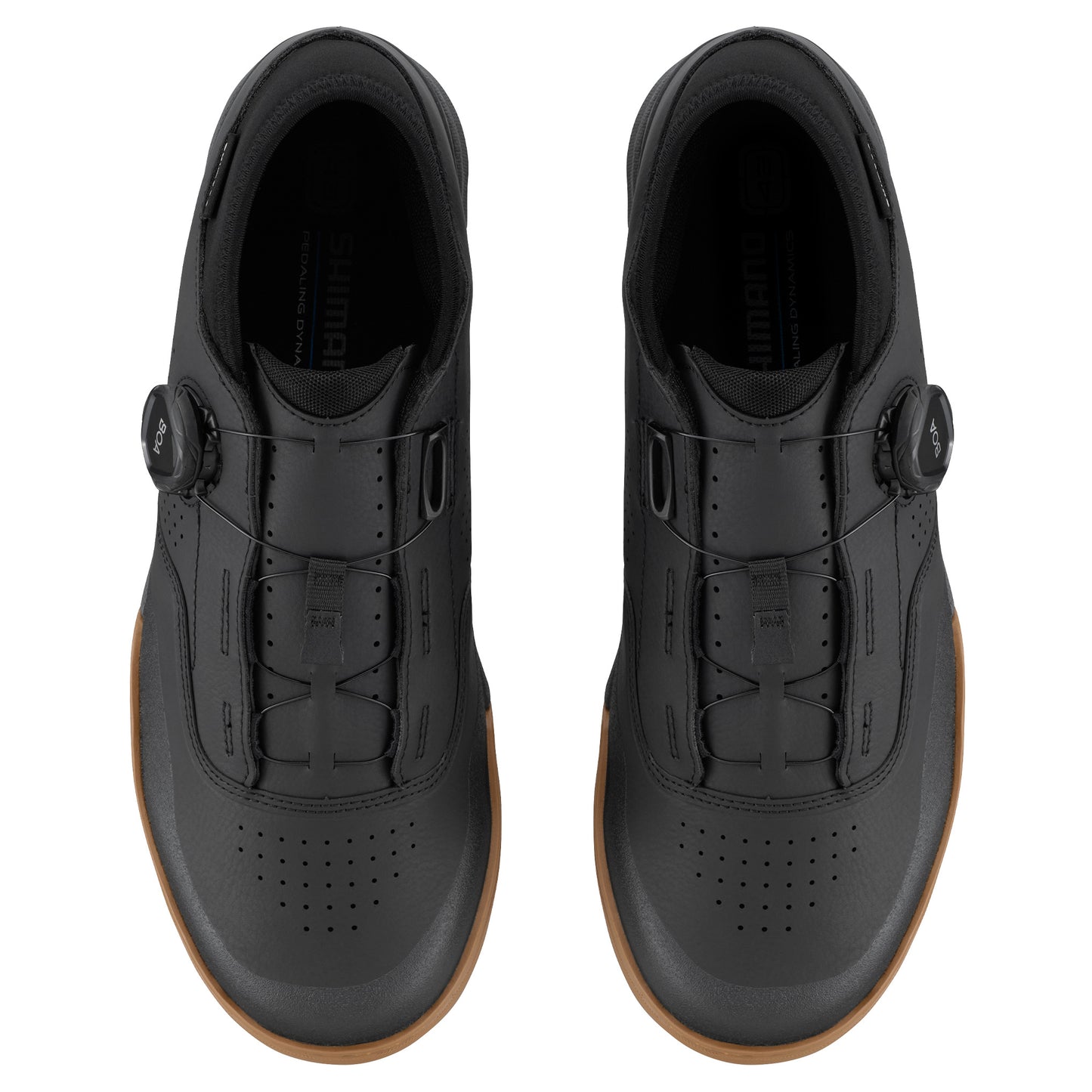 Shimano SH-GF800 Flat MTB Shoes - EU 48 - Black/Amber - Image 4