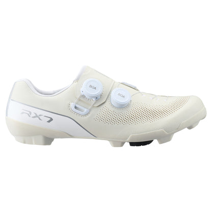 Shimano SH-RX710 SPD Gravel Shoe - EU 48E - Sand White - Image 1