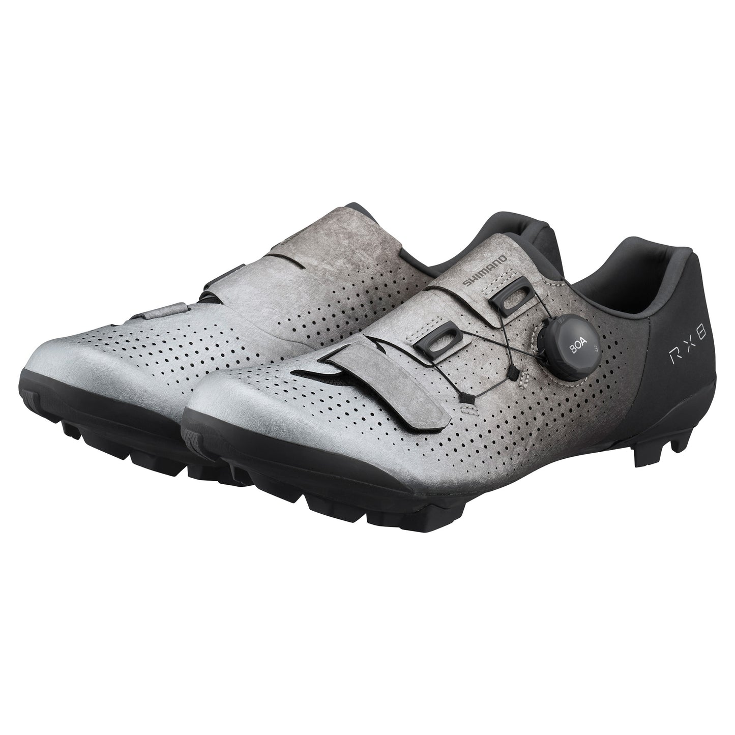 Shimano SH-RX801 SPD Shoes - EU 46E - Silver - Image 2