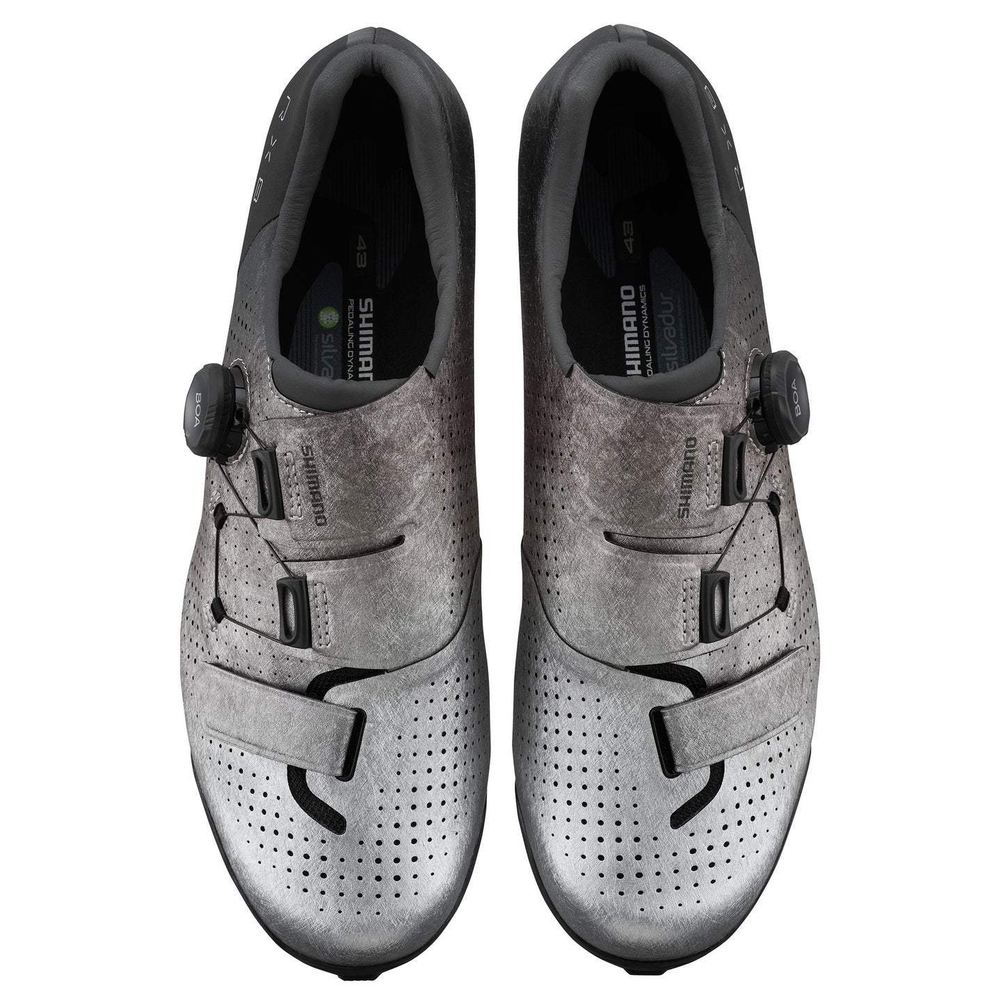 Shimano SH-RX801 SPD Shoes - EU 47E - Silver - Image 3