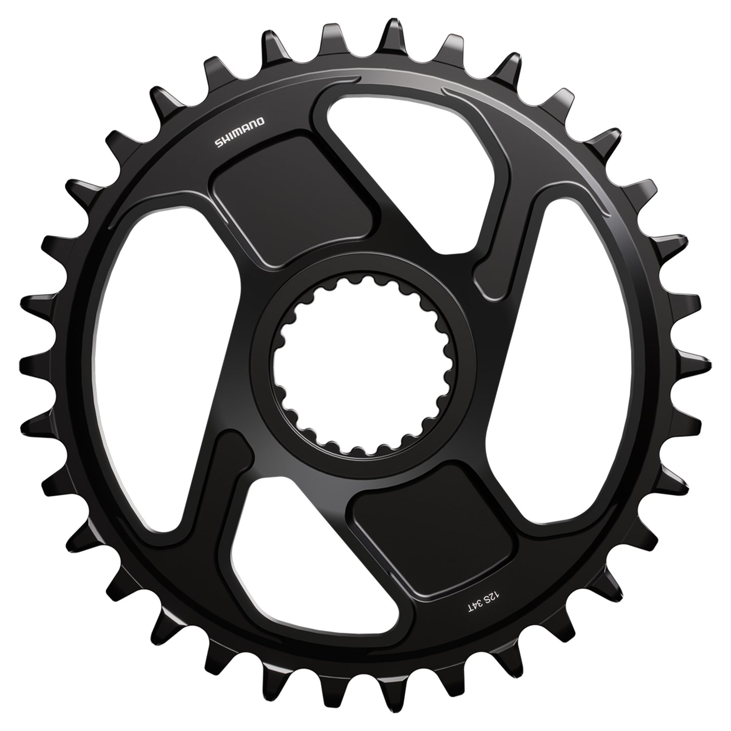 Shimano SM-CRM86 XT Chainring - Direct Mount - Shimano - 55mm - Round - 34T - 12-speed - Aluminium - Image 1