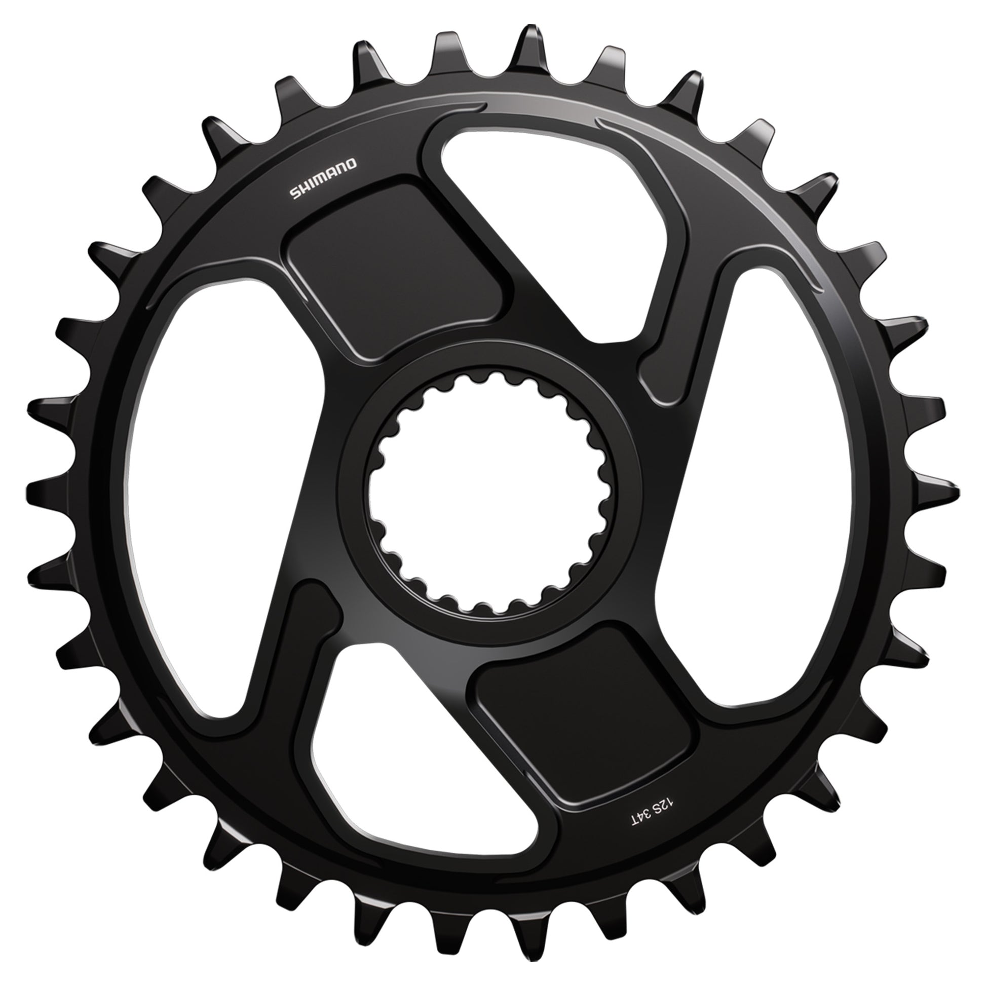 Shimano SM-CRM86 XT Chainring - Direct Mount - Shimano - 55mm - Round - 34T - 12-speed - Aluminium - Image 1