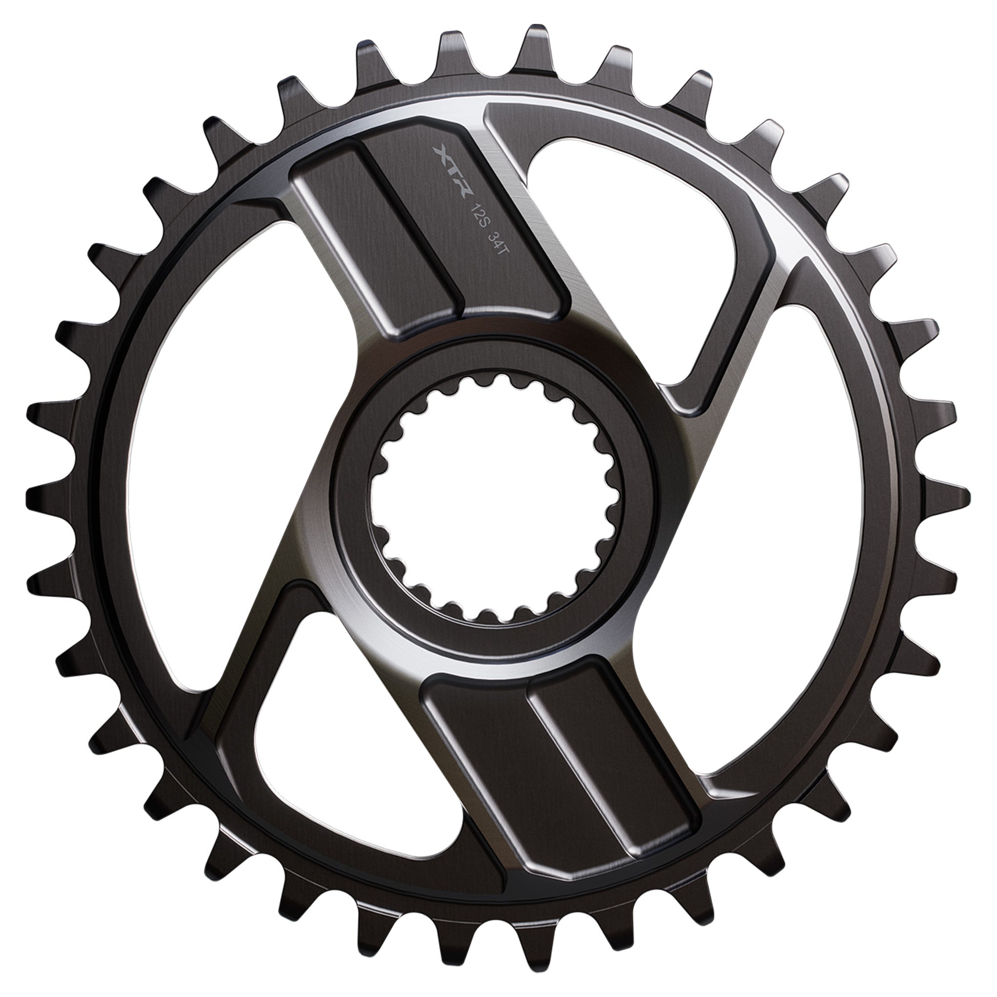 Shimano SM-CRM96 XTR Chainring - Direct Mount - Shimano - 55mm - Round - 34T - 12-speed - Aluminium - Image 1