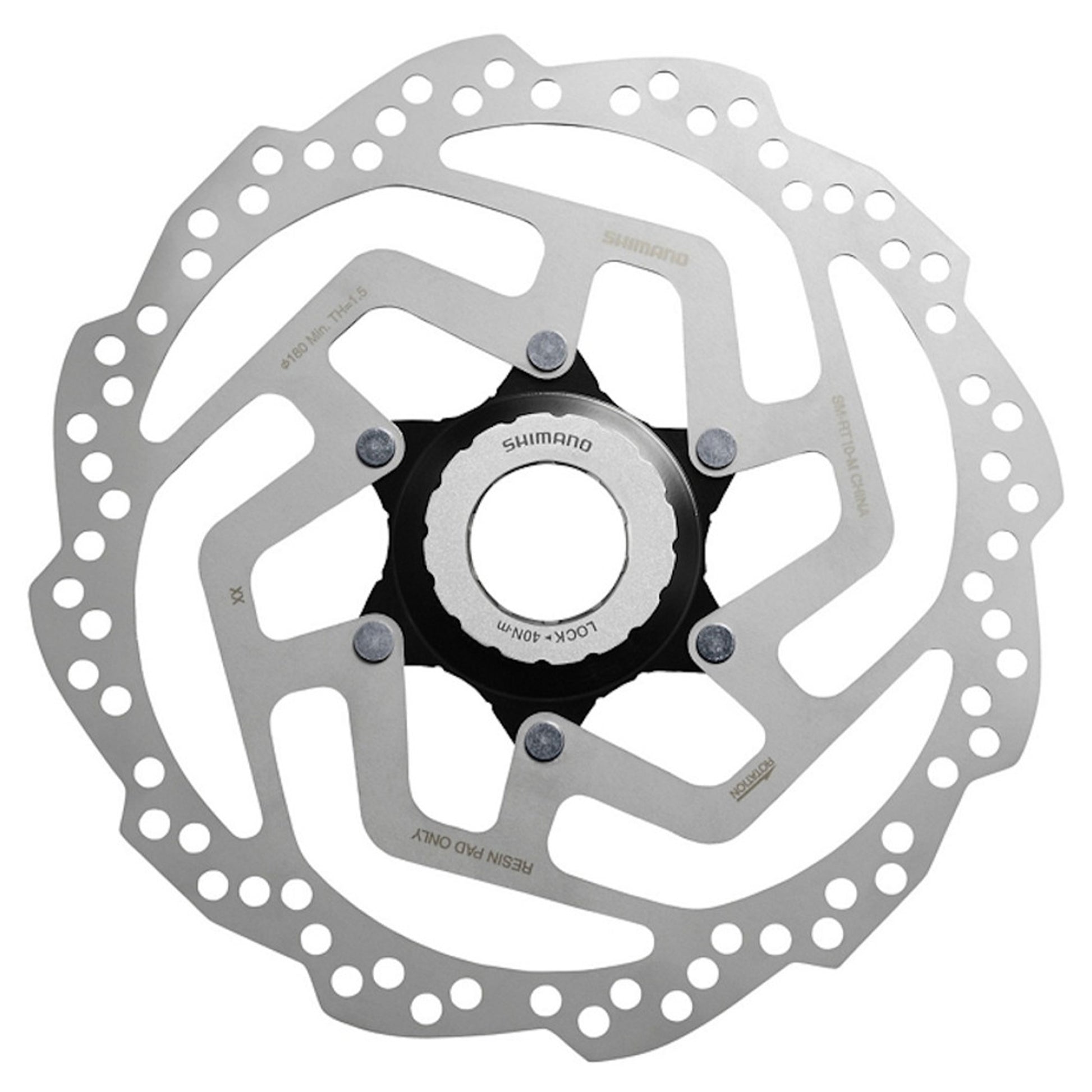 Shimano SM-RT10 Disc Rotor - 180mm - Centrelock - Standard - 1.8mm to 1.9mm - Image 1