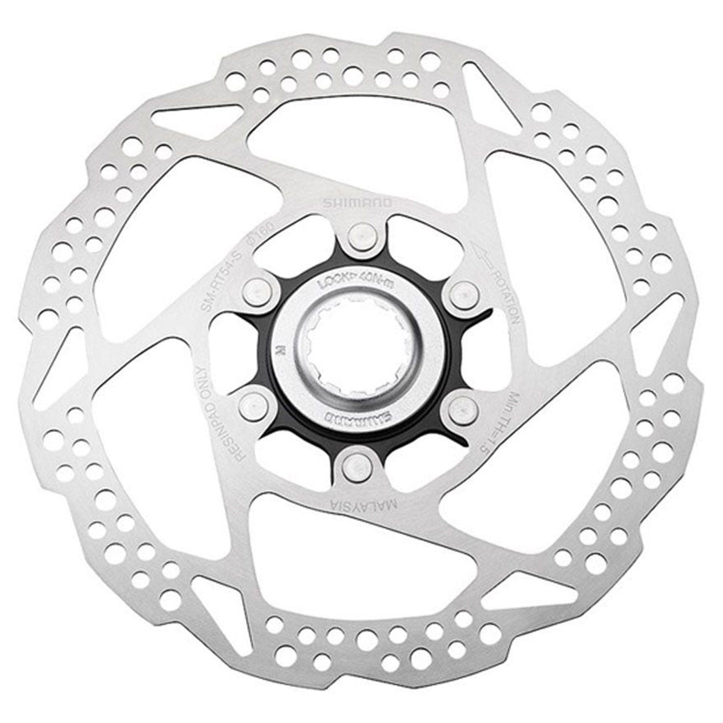 Shimano SM-RT54 Disc Rotor - 180mm - Centrelock - Standard - 1.8mm to 1.9mm - Image 1