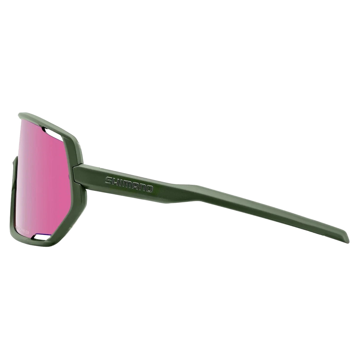 Shimano Technium CE-TCNM2 Sunglasses - One Size Fits Most - Dark Olive/Ridescape Off-Road Clear - Image 3