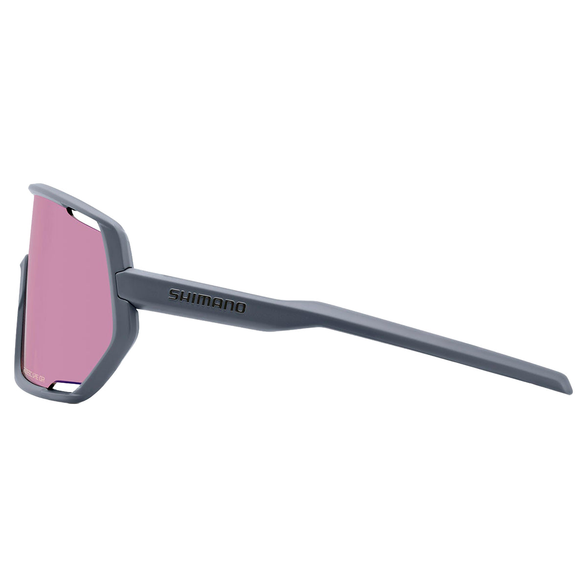 Shimano Technium CE-TCNM2 Sunglasses - One Size Fits Most -  Matte Grey with RIDESCAPE OR (Off Road) Lens - Image 3