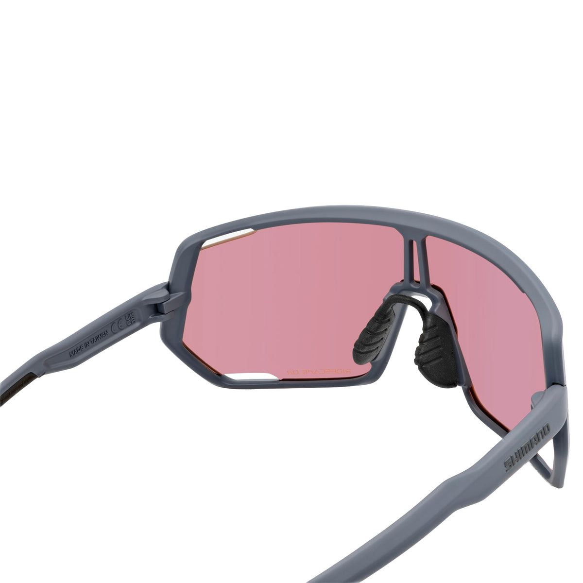 Shimano Technium CE-TCNM2 Sunglasses - One Size Fits Most -  Matte Grey with RIDESCAPE OR (Off Road) Lens - Image 4