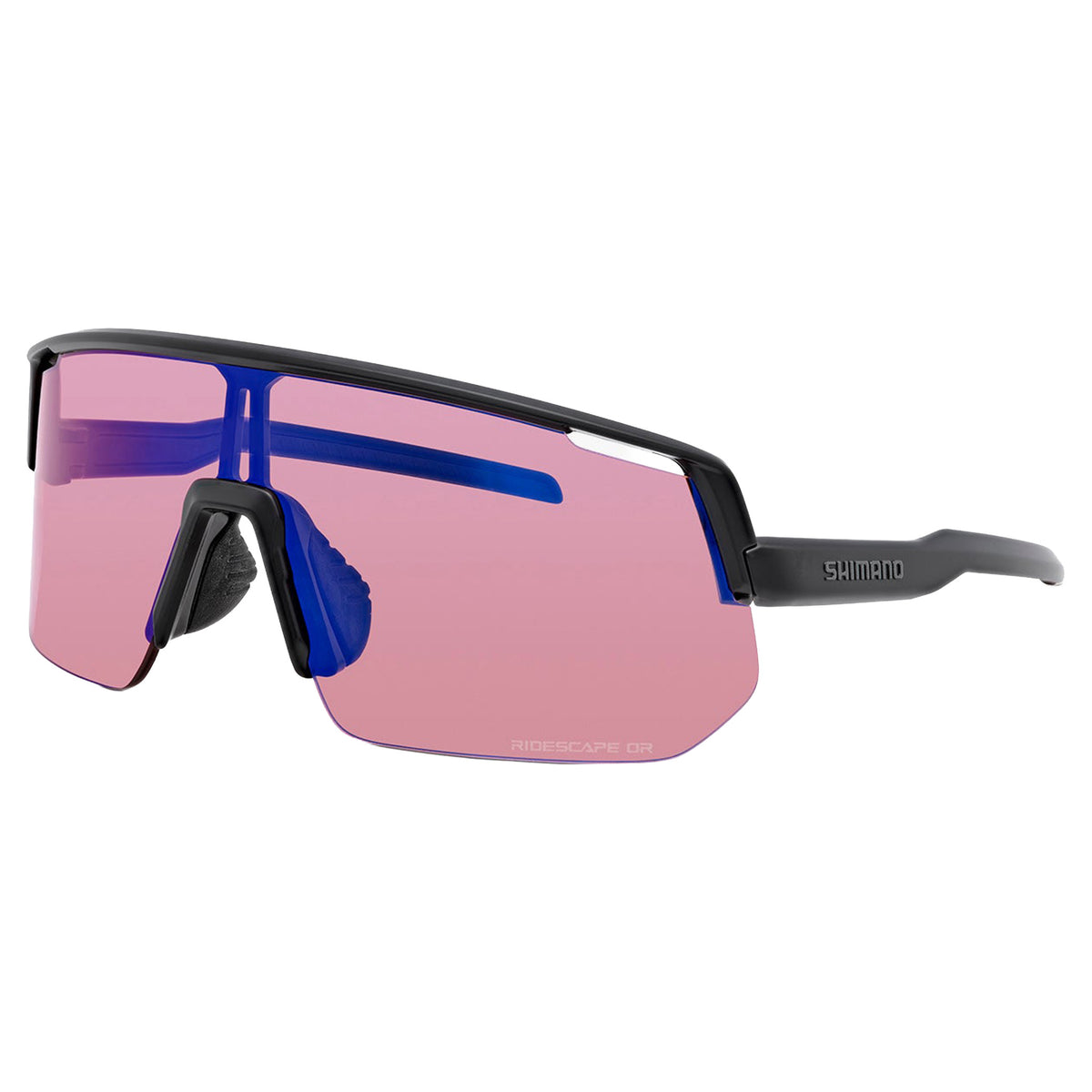Shimano Technium L CE-TCNL2 Sunglasses - One Size Fits Most - Matte Black with Off Road Lens - Image 1
