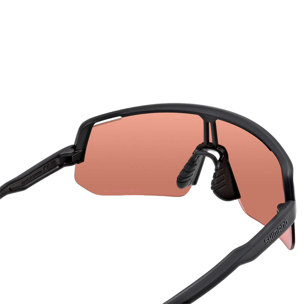 Shimano Technium L CE-TCNL2 Sunglasses - One Size Fits Most - Matte Black with Off Road Lens - Image 4