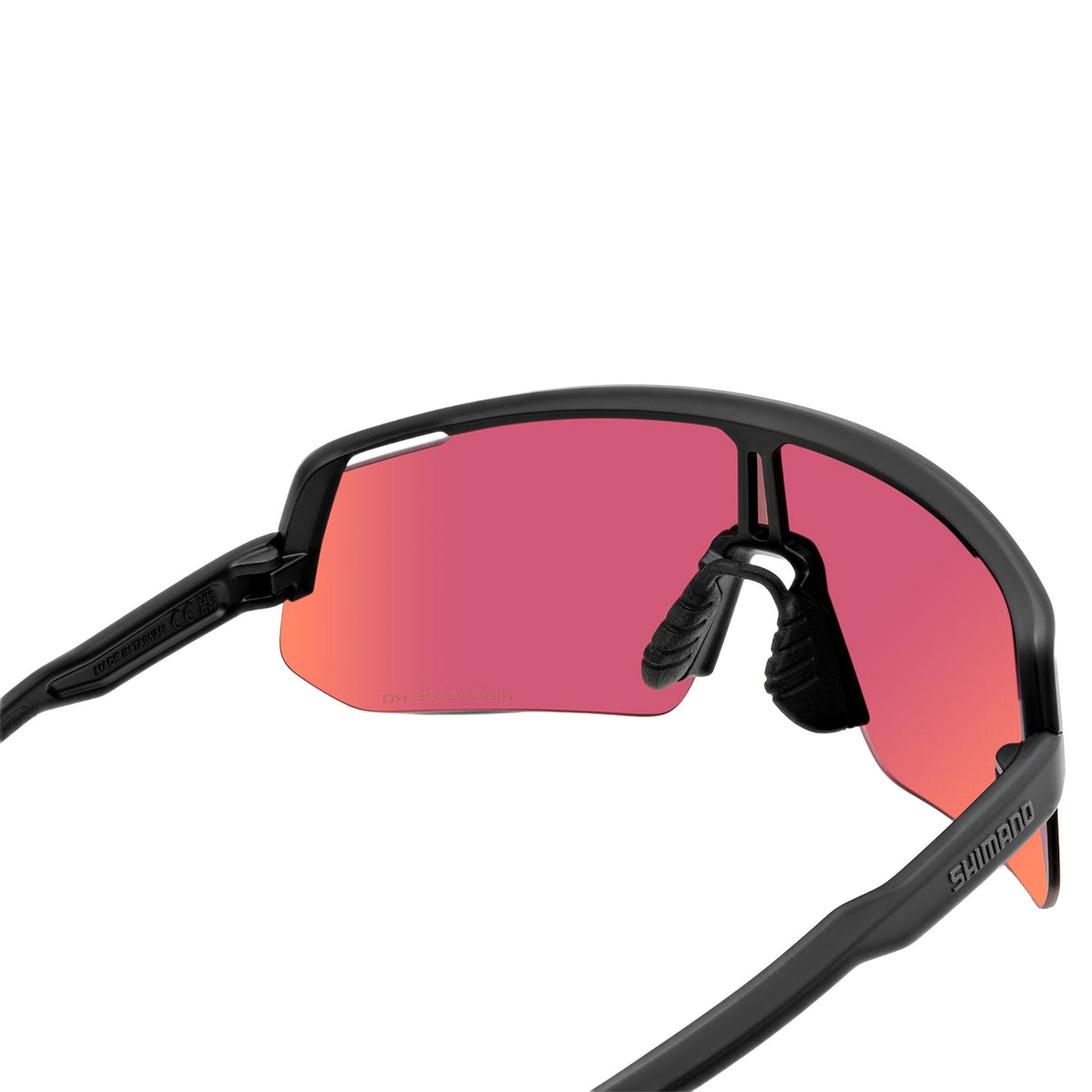 Shimano Technium L CE-TCNL2 Sunglasses - One Size Fits Most -  Matte Black with Road Lens - Image 4