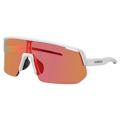 Shimano Technium L CE-TCNL2 Sunglasses - One Size Fits Most - Matte White with RIDESCAPE RD (Road) Lens - Image 1