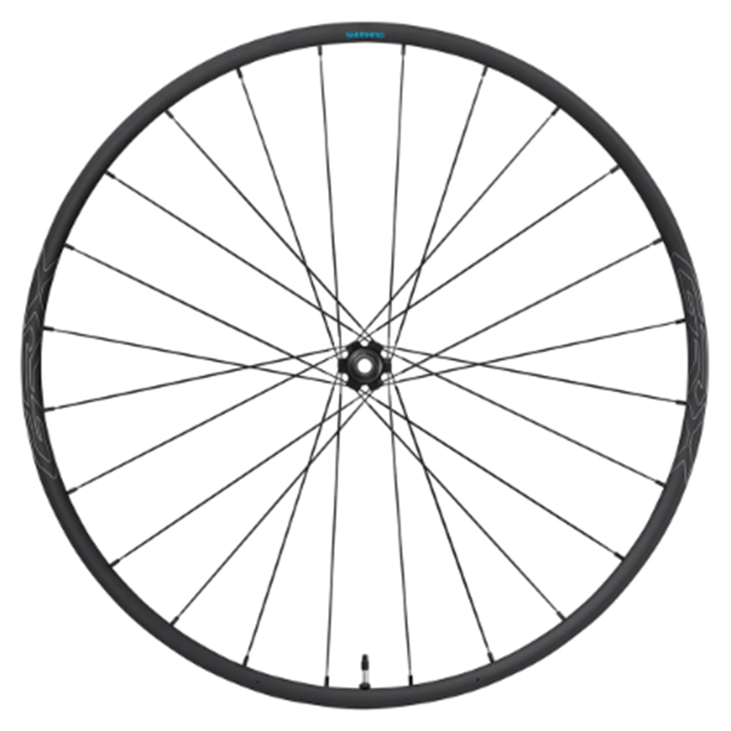 Shimano WH-RX570 Front Wheel - Front - 700c - 12x100mm - Aluminium - 21.6mm - Centrelock - Image 1